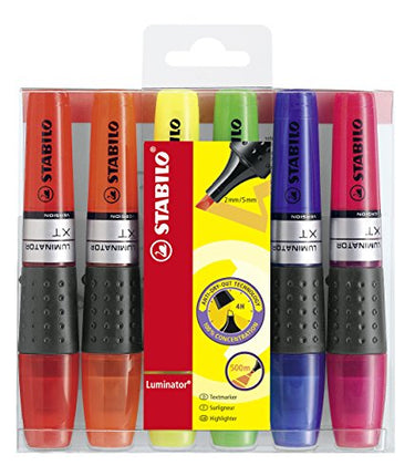 Textmarker - STABILO LUMINATOR - 6er Pack - mit 6 verschiedenen Farben im Sale